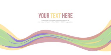 Soyut tasarım afiş Web sitesi başlık