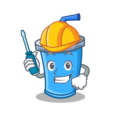 Otomotiv soda içecek karakter karikatür