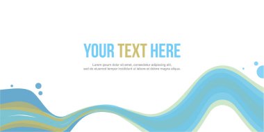 Web sitesi başlığı dalga tarzı hisse senedi soyut