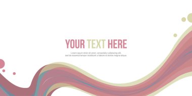 Koleksiyon soyut Web sitesi başlık dalga tarzı