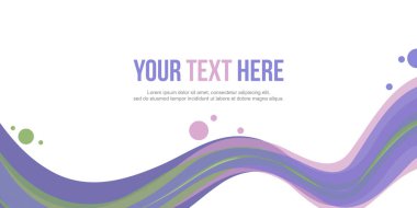 Arka plan üstbilgi dalga stil tasarlamak