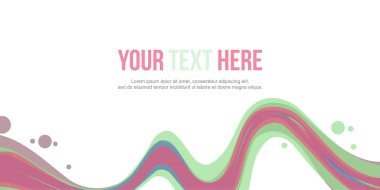 Başlık Web sitesi arka plan koleksiyonu dalga tarzı