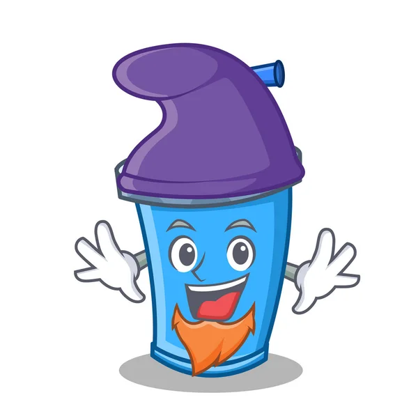 Elfo refrigerante bebida personagem desenho animado —  Vetores de Stock