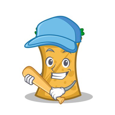 İskambil beyzbol kebap şal karakter karikatür