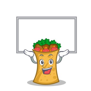 Karakter karikatür kurulu kebap kaydır