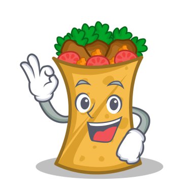 İyi kebap şal karakter karikatür