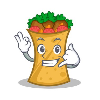 Bana kebap şal karakter karikatür de