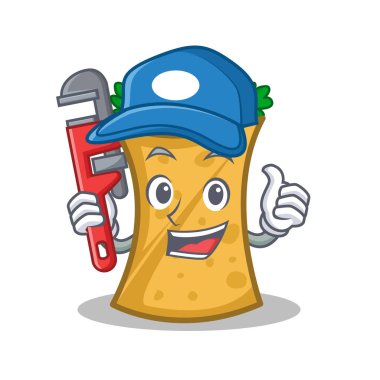 Tesisatçı kebap şal karakter karikatür