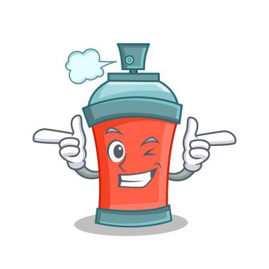 Wink aerosol sprey karikatür karakter
