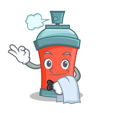 Garson aerosol sprey karikatür karakter