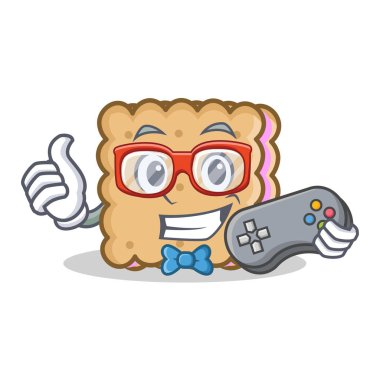 Oyun bisküvi karikatür karakter stili