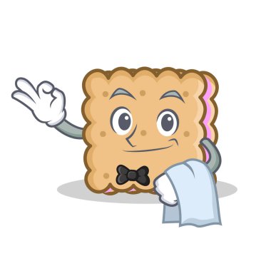 Garson bisküvi karikatür karakter stili