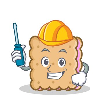 Otomotiv bisküvi karikatür karakter stili