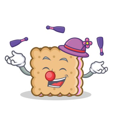 Hokkabazlık bisküvi karikatür karakter stili