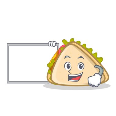 Yönetim Kurulu sandviç karakter karikatür tarzı ile