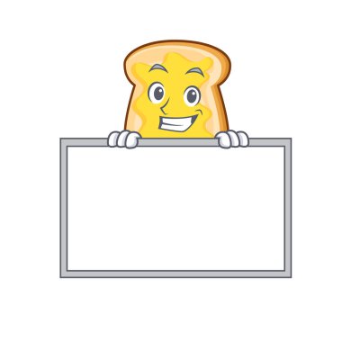 Yönetim Kurulu dilim ekmek çizgi film karakteri ile sırıtarak