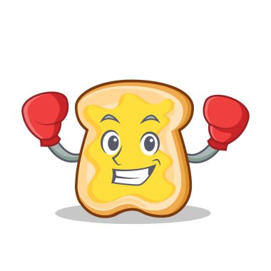 Boks dilim ekmek çizgi film karakteri