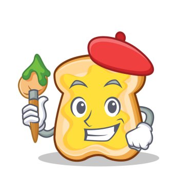 Sanatçı dilim ekmek çizgi film karakteri