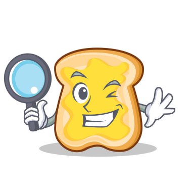 Dedektif dilim ekmek çizgi film karakteri