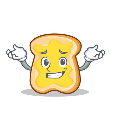 Sırıtan dilim ekmek çizgi film karakteri