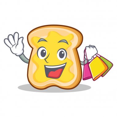 Alışveriş dilim ekmek çizgi film karakteri
