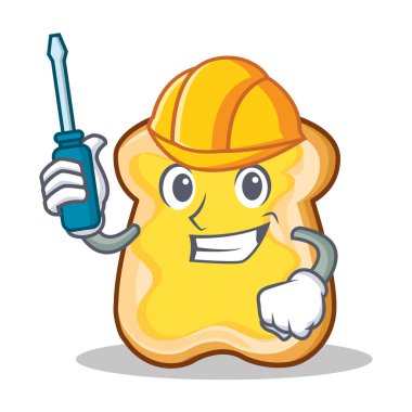 Otomotiv dilim ekmek çizgi film karakteri