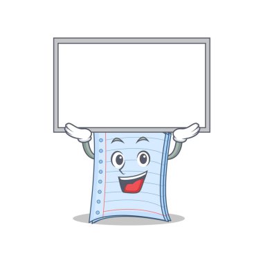 Yönetim Kurulu defter karakter karikatür tarzı