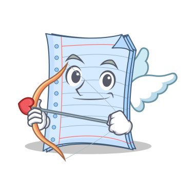 Aşk tanrısı defter karakter karikatür tarzı