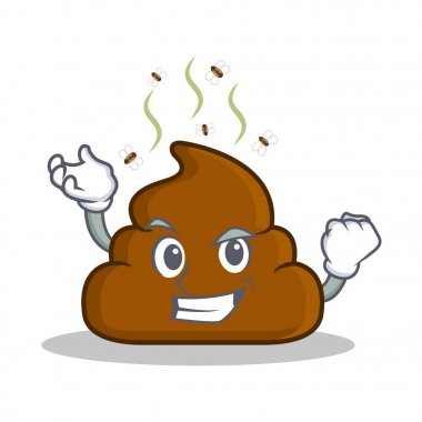 Başarılı kaka ifade karakter karikatür