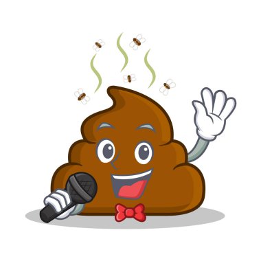 Karaoke kaka ifade karakter karikatür