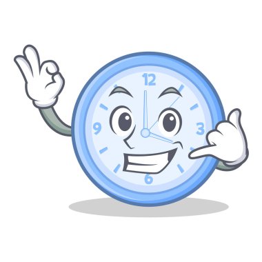 Beni saat karakter karikatür tarzı ara