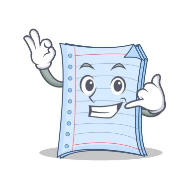 Bana defter karakter karikatür çizmek de