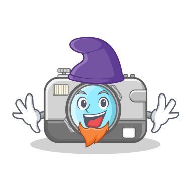 Elf fotoğraf kamera karakter karikatür