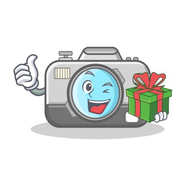 Fotoğraf kamera karakter karikatür Yaşasın