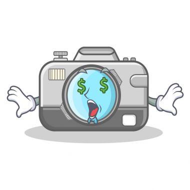 Para göz kamera caharacter çizgi film tasarımı