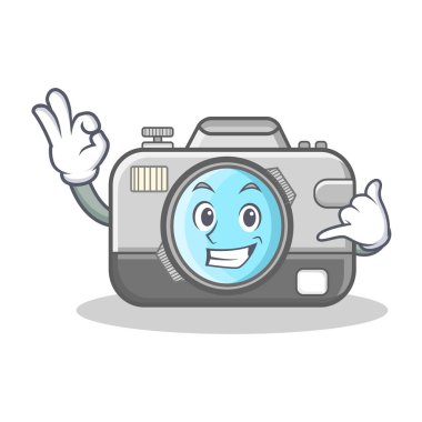 Bana kamera caharacter çizgi film tasarımı de