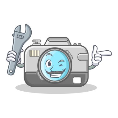 Mekanik kamera caharacter çizgi film tasarımı