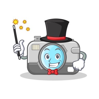 Sihirbaz kamera caharacter çizgi film tasarımı