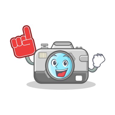 Köpük parmak kamera caharacter çizgi film tasarımı