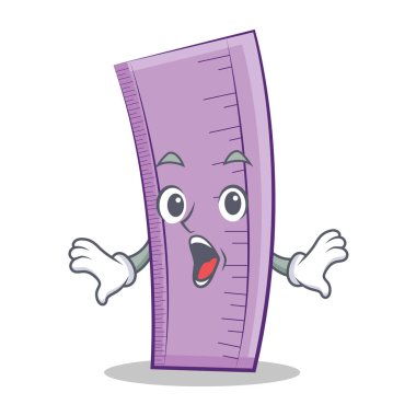 Sürpriz cetvel karakter karikatür tasarım