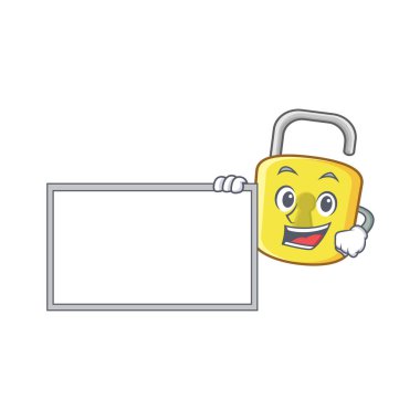 Yönetim Kurulu sarı kilit karakter maskotu ile