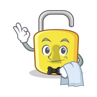 Garson sarı kilit karakter maskot