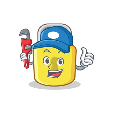 Tesisatçı loch karakter karikatür tarzı