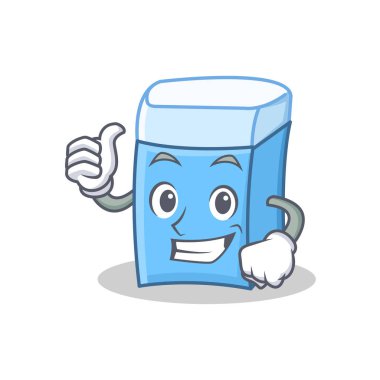 Silgi karakter maskot stili Yaşasın