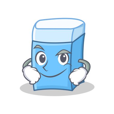 Smirking silgi karakter maskot stili