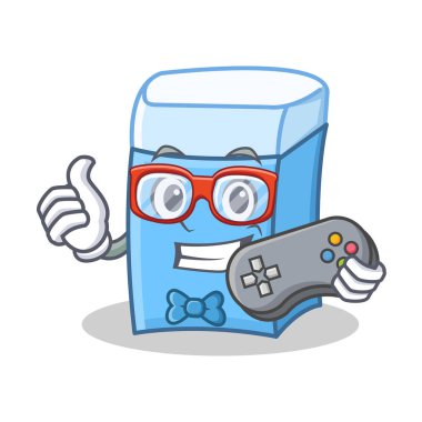 Oyun silgi karakter maskot stili