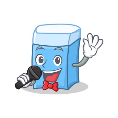 Şarkı silgi karakter maskot stili