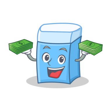 Para silgi karakter maskot stili ile