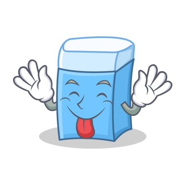 Silgi karakter maskot tarzı dil