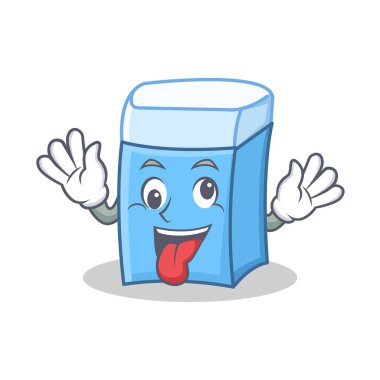 Deli silgi karakter maskot stili